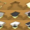 Плитные типы фундаментов для зданий